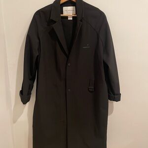 The Arrivals Men's Black Trench Coat